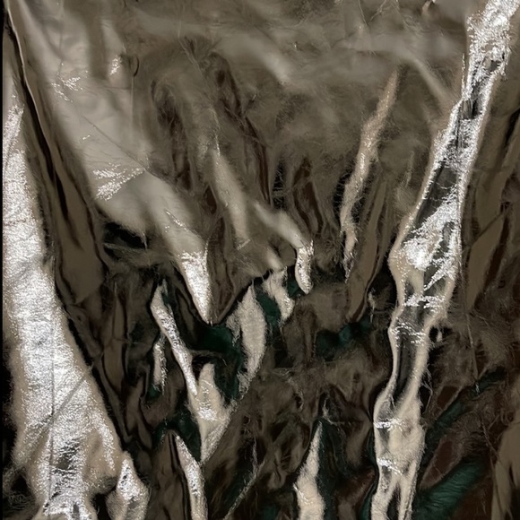 ♻️📸Shein Black Faux PU Leather Zipper Jacket size Medium - Picture 12 of 13